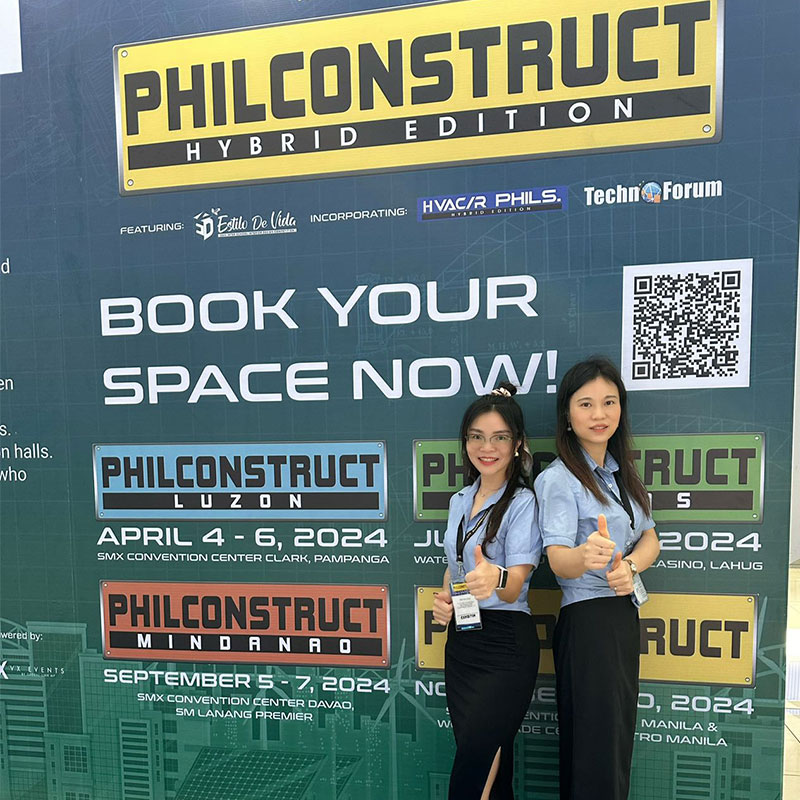 Grupo H.Stars alcança sucesso notável na Phil Construct 2023 nas Filipinas